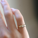 White Sapphire Jane Ring