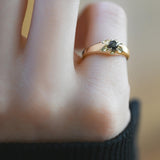 Black Diamond Jane Ring