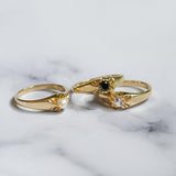 Black Diamond Jane Ring