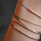 Denim Carrie Beaded Bracelet