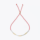 Garnet Carrie Beaded Bracelet