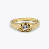 White Sapphire Jane Ring