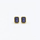 Iolite Zoe Stud Earrings