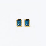 London Blue Topaz Zoe Stud Earrings