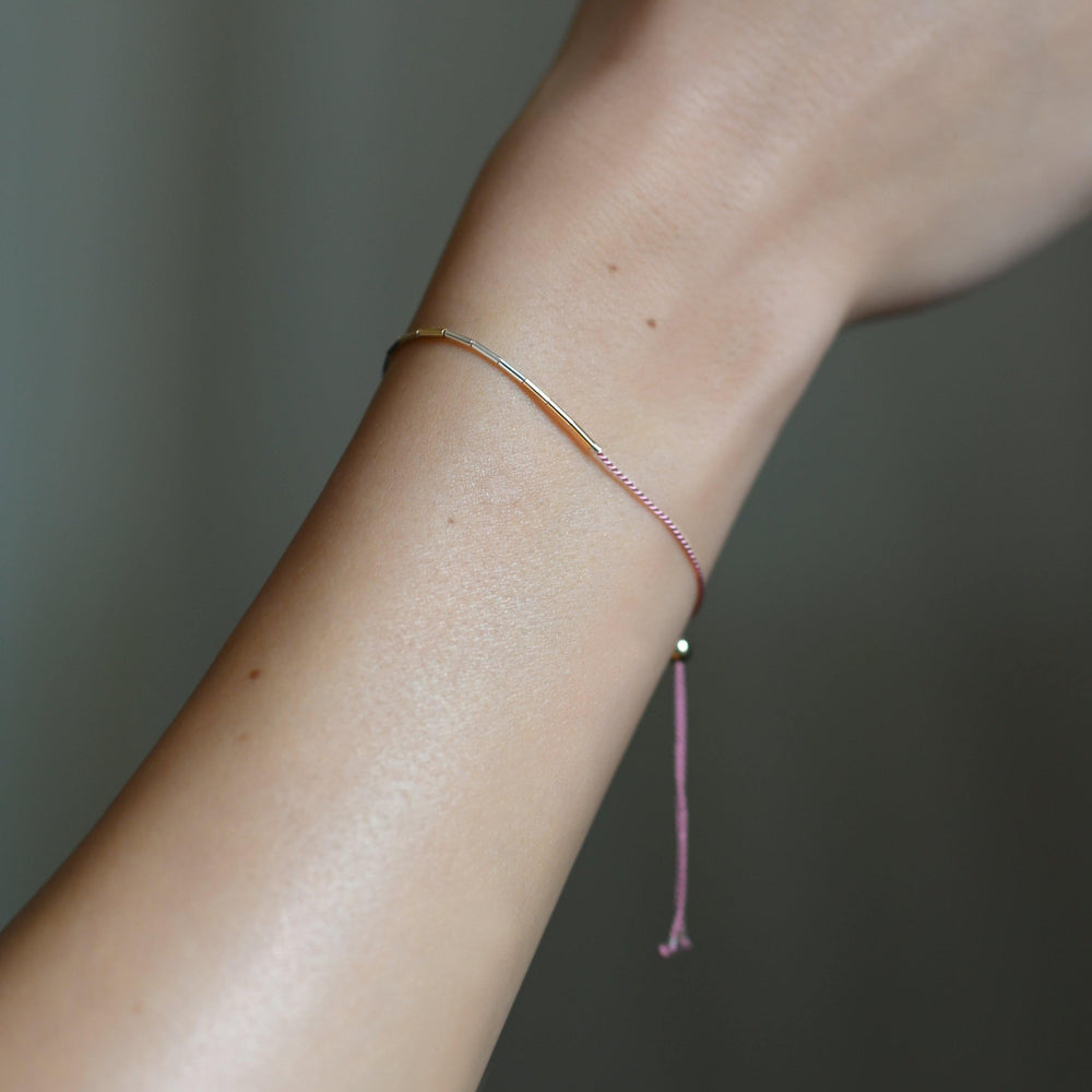 Pink Lindsey Beaded Bracelet